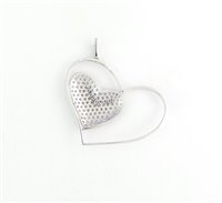 Pendente Stocco Gioielli Donna in Oro bianco Zirconia DPC - DPC